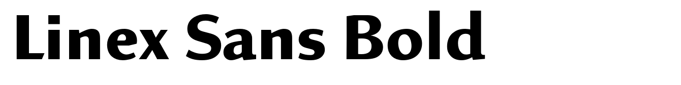 Linex Sans Bold